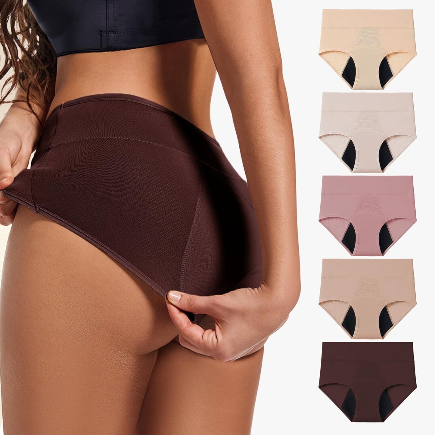 FlowEase High Waist Menstrual Panties